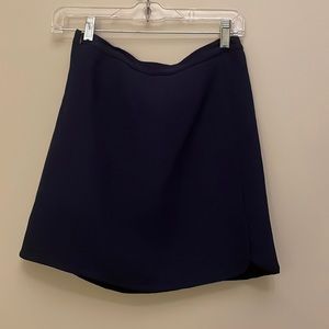 Draper James Navy Mini Skirt